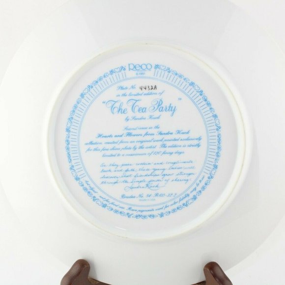 "The Tea Party" Collectible Plate - Picture 10 of 12
